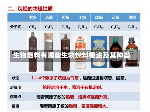 生物燃料有哪些生物燃料概述及其种类