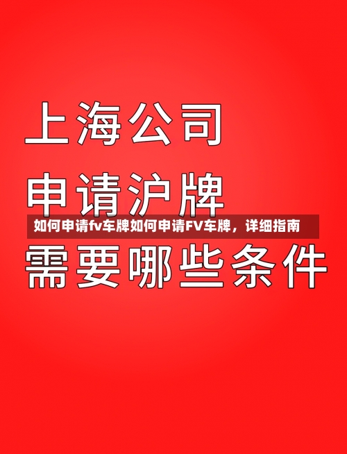 如何申请fv车牌如何申请FV车牌，详细指南